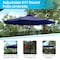 Flash Furniture Navy 9 FT Umbrella and Black Cement Base, 2 PC Set GM-402003-UB19B-NVY-GG - alternate 9